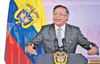 Gustavo Petro ajusta el próximo jueves, 7 de agosto, tres años como presidente de Colombia. FOTO Colprensa