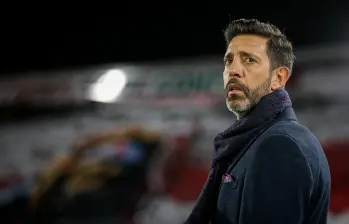 El técnico de Nacional de Montevideo, Jorge Bava, le respondió a Lucas Gonzalez sobre la polémica frase en la que dijo a sus jugadores que Deportes Tolima era cien veces mejor. FOTO COLPRENSA