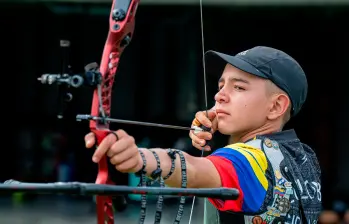 Cristóbal Giraldo apunta en este momento hacia el podio en los Suramericanos Juveniles en Panamá. Foto: Cortesía 
