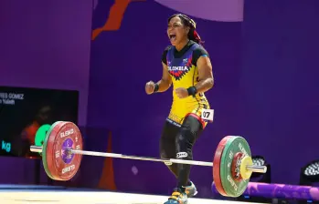 La pesista Gellen Torres campeona de los Juegos Panamericanos Junior Asunción 2025. FOTO CORTESÍA COMITÉ OLÍMPICO COLOMBIANO