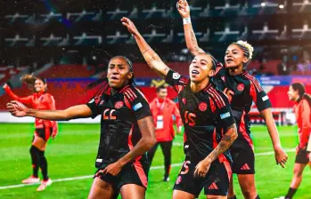 El elenco nacional jugará este sábado frente a Brasil, la final de la Copa América en Ecuador, donde logró además la clasificación a los Juegos Olímpicos de Los Ángeles-2028. FOTO: Selección Colombia / Conmebol