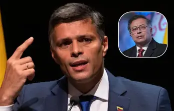 El líder opositor venezolano Leopoldo López lanzó duras acusaciones contra Gustavo Petro. FOTOS: Archivo (imagen principal)y Colprensa  El líder opositor venezolano Leopoldo López lanzó duras acusaciones contra Gustavo Petro. FOTOS: Archivo (imagen principal)y Colprensa