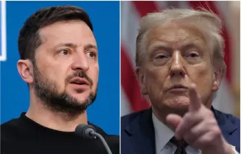 Zelenski ya había pedido a Trump que presionara al presidente ruso, Vladímir Putin, para detener los bombardeos contra Ucrania, invadida por Moscú en febrero de 2022. FOTO: Getty