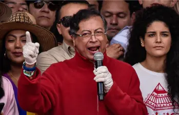 El presidente Gustavo Petro se ha referido a diferentes temas de manera enredada. De hecho, ha mencionado algunos que aparentemente no tienen relación. Foto: Colprensa.