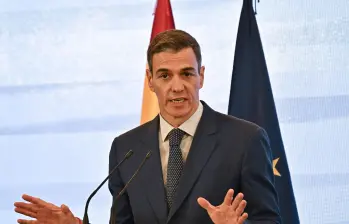 Pedro Sánchez, presidente del Gobierno de España. Foto: AFP.
