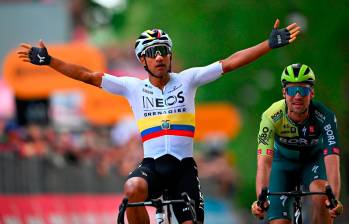 Jhonatan Narváez logró su segunda victoria en el Giro de Italia. La anterior fue en la edición de 2020. 