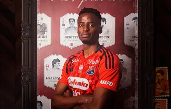 El delantero Jáder Valencia viene de Millonarios. Suma 38 goles y seis asistencias en su carrera. FOTO: CORTESÍA DIM 