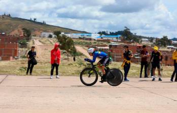 Luciana Osorio es la carta fuerte de Colombia en el ciclismo de ruta de los Bolivarianos de la Juventud. FOTO cortesía fedeciclismo