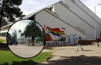 La Universidad Nacional fue tomada por encapuchados durante este viernes, 16 de mayo. Fotos: Colprensa y Cortesía