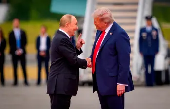 Los presidentes Putin y Trump sostuvieron una reunión en Alaska sobre el destino de la guerra en Ucrania. Foto: Getty.