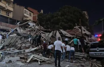 El epicentro fue la localidad de Sindirgi, a unos seis kilómetros de profundidad. También se sintió en las ciudades de Manisa, Usak, Bursa y la costera Esmirna. FOTO: Tomada de redes sociales @palestinaexiste El epicentro fue la localidad de Sindirgi, a unos seis kilómetros de profundidad. También se sintió en las ciudades de Manisa, Usak, Bursa y la costera Esmirna. FOTO: Tomada de redes sociales @palestinaexiste