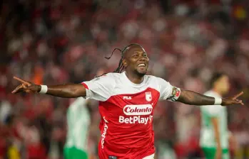 Hugo Rodallega, uno de los mejores delanteros de Colombia en los últimos años. Ahora, en su retorno a Brasil, buscará ser protagonista con Santa Fe. Foto Colprensa