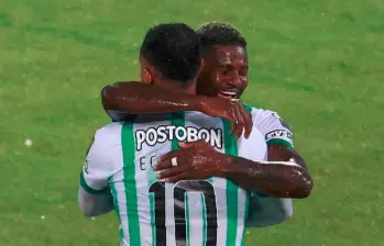 En la imagen aparecen Dairon Asprilla y Edwin Cardona. FOTO MANUEL SALDARRIAGA