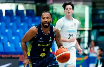 Braian Angola fue el mejor de Colombia en el duelo ante Argentina, marcó 22 puntos, 7 rebotes y 10 asistencias. FOTO CORTESÍA FIBA 
