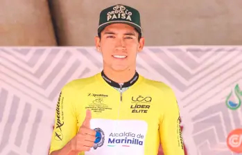Alejandro Osorio le dio más brillo a su exitosa temporada al ganar la Clásica de Marinilla. Ya había ganado la Volta Ciclística de Goiás, en Brasil. FOTO CORTESÍA ORGULLO PAISA