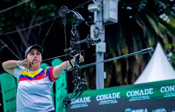 Sara López retornó a la Selección Colombia con triunfo. FOTO @WORLDARCHERY