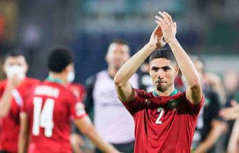 Achraf Hakimi, de 27 años de edad, es el referente de la Selección de Marruecos. FOTO AFP