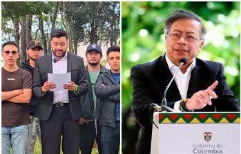 El influencer @elbrayan (izq.) respondió con humor a las declaraciones del presidente Gustavo Petro (der.) que desataron polémica en redes sociales. FOTOS Tomada de Instagram @elbrayan y Colprensa 