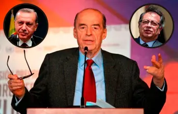 Álvaro Leyva contó un episodio entre el presidente Gustavo Petro y su homólogo de Turquía, Recep Tayyip Erdoğan. FOTO AFP