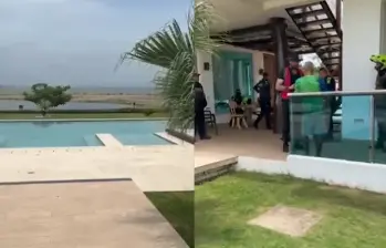 En el video difundido por la entidad se muestra una lujosa propiedad con vista a la playa. FOTO: Captura de video, SAE 