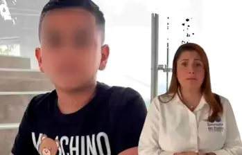 Lyan José estuvo secuestrado por un grupo armado ilegal en el Valle del Cauca. Foto: Captura de pantalla