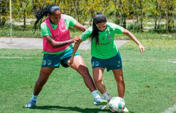 Atlético Nacional femenino se mide a Millonarios en el Atanasio Girardot, por la cuarta fecha de los octavos de final de la Liga. FOTO CORTESÍA @naloficialfem