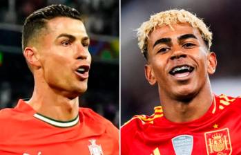 Cristiano Ronaldo y Lamine Yamal intentarán ayudar a sus selecciones a ganar la segunda Liga de Naciones en la historia. FOTOS: GETTY