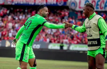 Nacional venció a Llaneros en el Atanasio en mayo pasado. Edwin Cardona fue titular en Villavicencio y Alfredo Morelos, suplente. Foto: Andrés Camilo Suárez Echeverry Nacional venció a Llaneros en el Atanasio en mayo pasado. Edwin Cardona fue titular en Villavicencio y Alfredo Morelos, suplente. Foto: Andrés Camilo Suárez Echeverry