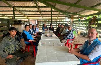 La reunión de las partes ocurrió en el departamento del Caquetá. FOTO CORTESÍA 