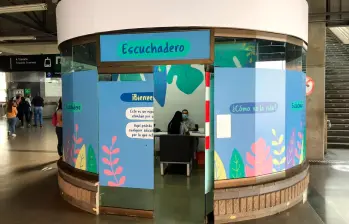 Ya son cinco los escuchaderos que tiene el Metro. FOTO: CORTESÍA