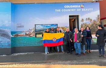 La “Casa Colombia” fue inaugurada por el ministro de Comercio, Germán Umaña. FOTO COLPRENSA