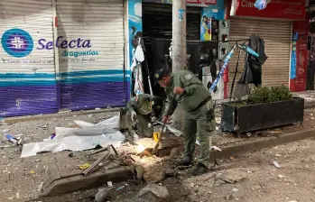 En horas de la madrugada un artefacto explosivo fue detonado en pleno centro de Florencia, Caquetá. Foto: redes sociales