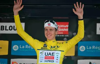 El ciclista esloveno Tadej Pogacar conquistó por primera vez el prestigioso Critérium del Dauphiné. FOTO TOMADA X@dauphine