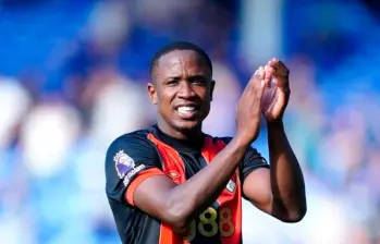 El delantero colombiano Luis Sinisterra llegó a Brasil para unirse al Cruzeiro. FOTO EC 
