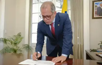 Alfredo Saade, exjefe de despacho de Presidencia, ahora es precandidato del Pacto Histórico. Foto: Presidencia.