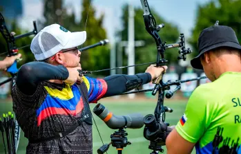 Santiago Arcila, uno de los mejores arqueros en la modalidad de recurvo de Colombia. FOTO CORTESÍA FEDERACIÓN ARQUEROS DE COLOMBIA