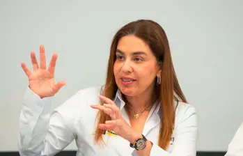 La ministra (e) Karen Schutt descartó un racionamiento de gas este fin de semana en el Caribe. FOTO: Camilo Suárez.