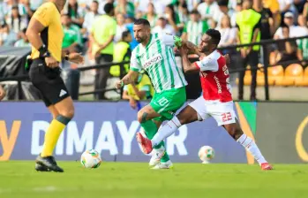 Atlético Nacional recibe en el Atanasio Girardot a Santa Fe, con la obligación de volver a la victoria. FOTO CAMILO SUÁREZ 