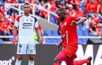 El DIM fue incapaz de convertir y América, sobre la hora, terminó ganando 2-0. FOTO: X-AMÉRICA