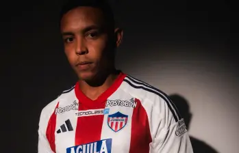 Luis Fernando Muriel, de 34 años de edad, jugará por primera vez en el Junior de Barranquilla, equipo del cual es hincha. FOTO X-JUNIOR