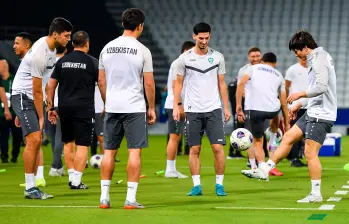 Uzbekistán una de las selecciones clasificadas al Mundial de Norteamérica y será rival de Colombia en el Grupo K. FOTO: GETTY
