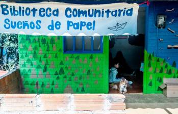 La Biblioteca Comunitaria Sueños de Papel es una de las organizadoras de la Fiesta del Libro Comunitaria La Montaña Mágica. Su sede está ubicada en Manrique, La Cruz. Foto Jaime Pérez M. 