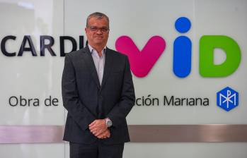 La Clínica Cardio VID es una institución mediana en tamaño que hace cosas gigantes, dice su director, Carlos Alberto Lozano Foto: Manuel Saldarriaga