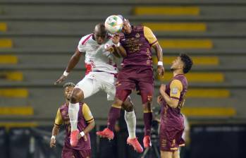 América de Cali y Tolima igualaron a un gol en la fecha 3 del cuadrangular B en la ciudad de Ibagué. FOTO: Colprensa