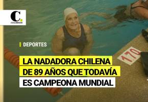 A sus 89 años fue campeona mundial en natación