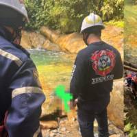 Bomberos encontraron el cuerpo sin vida del joven. FOTO: REDES SOCIALES