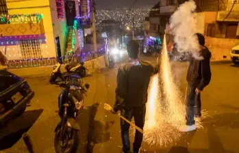 El principal tipo de lesión con pólvora este año es la quemadura (88,9 %) y la laceración (54,4 %). FOTO: Archivo EL COLOMBIANO