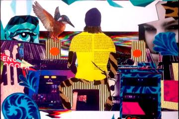 El productor. Collage de Mario Tachack Art