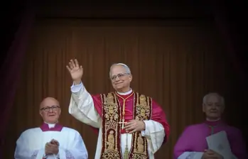 El estadounidense Robert Prevost es el nuevo papa. FOTO. Transmisión Vaticano