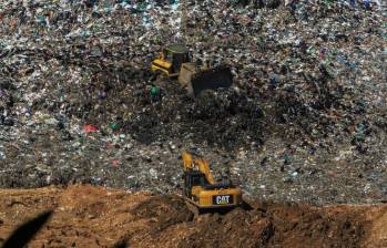 La Pradera, el relleno sanitario de Medellín, albergará una planta de aprovechamiento de material orgánico con capacidad para procesar 10 toneladas de residuos por día. Foto: Camilo Suárez